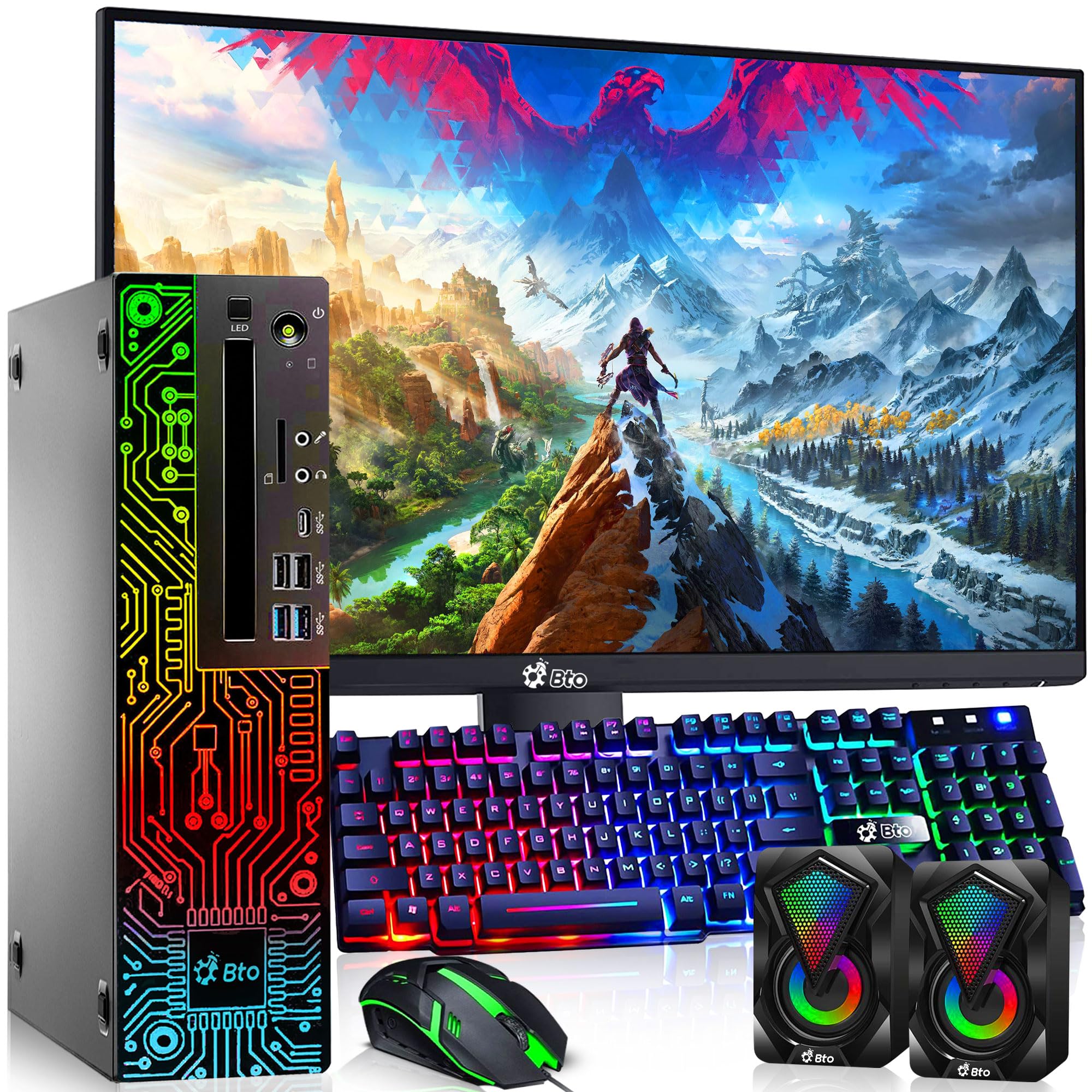 Amazon.com: BTO RGB Gaming Desktop PC – Intel i5 8th Gen Processor